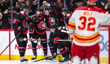 The Senators Host the Flames In Thursday NHL Action