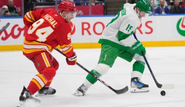 Oct. 28 Calgary Flames at Toronto Maple Leafs