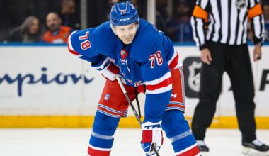 First-round pick Brennan Othmann headlines latest round of roster cuts from Rangers camp - SNY