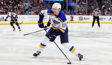St. Louis Blues' Forward Questionable For Saturday's Game