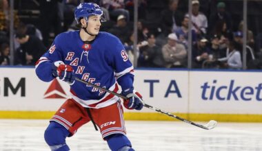 Rangers assign Gabe Perreault, Scott Morrow to Hartford in latest cuts - SNY