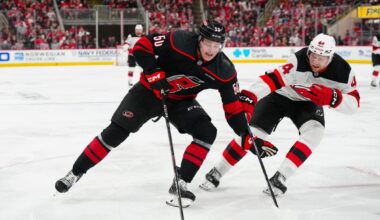 Hurricanes forwards Robinson, Carrier to be out “an extended period”
