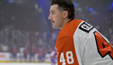 Flyers place defenseman on waivers, closing in on final roster