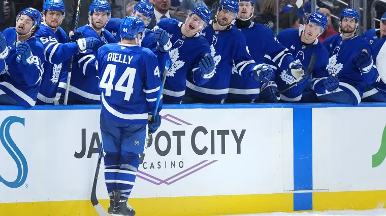 Maple Leafs' Morgan Rielly is 4th player in Toronto history with this opening night feat image