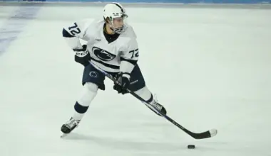 Penn State's Gavin McKenna 'already a wizard' in chase for No. 1 NHL Draft pick with fast-start stats in NCAA image