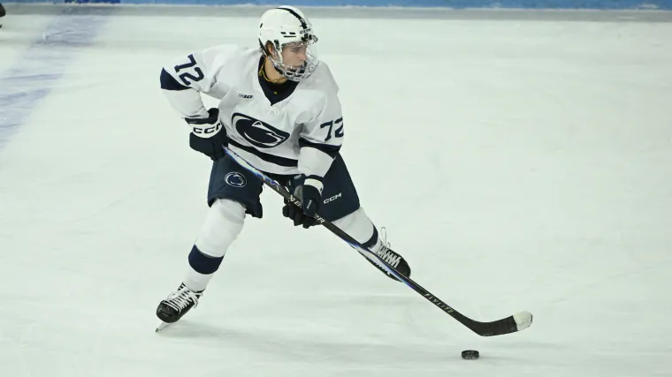 Penn State's Gavin McKenna 'already a wizard' in chase for No. 1 NHL Draft pick with fast-start stats in NCAA image