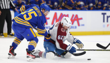 Sabres' Justin Danforth Out Several Weeks With Lower-Body Injury