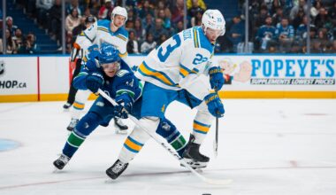 St. Louis Blues Sitting Young Defenceman
