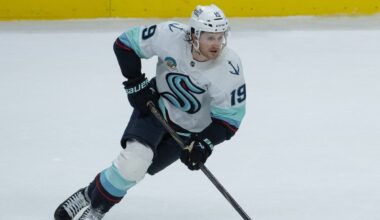 Kraken’s McCann ruled out Monday, day-to-day with lower-body injury