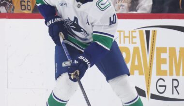 Canucks coach Adam Foote explains why Elias Pettersson’s 5-on-5 ice time has been limited