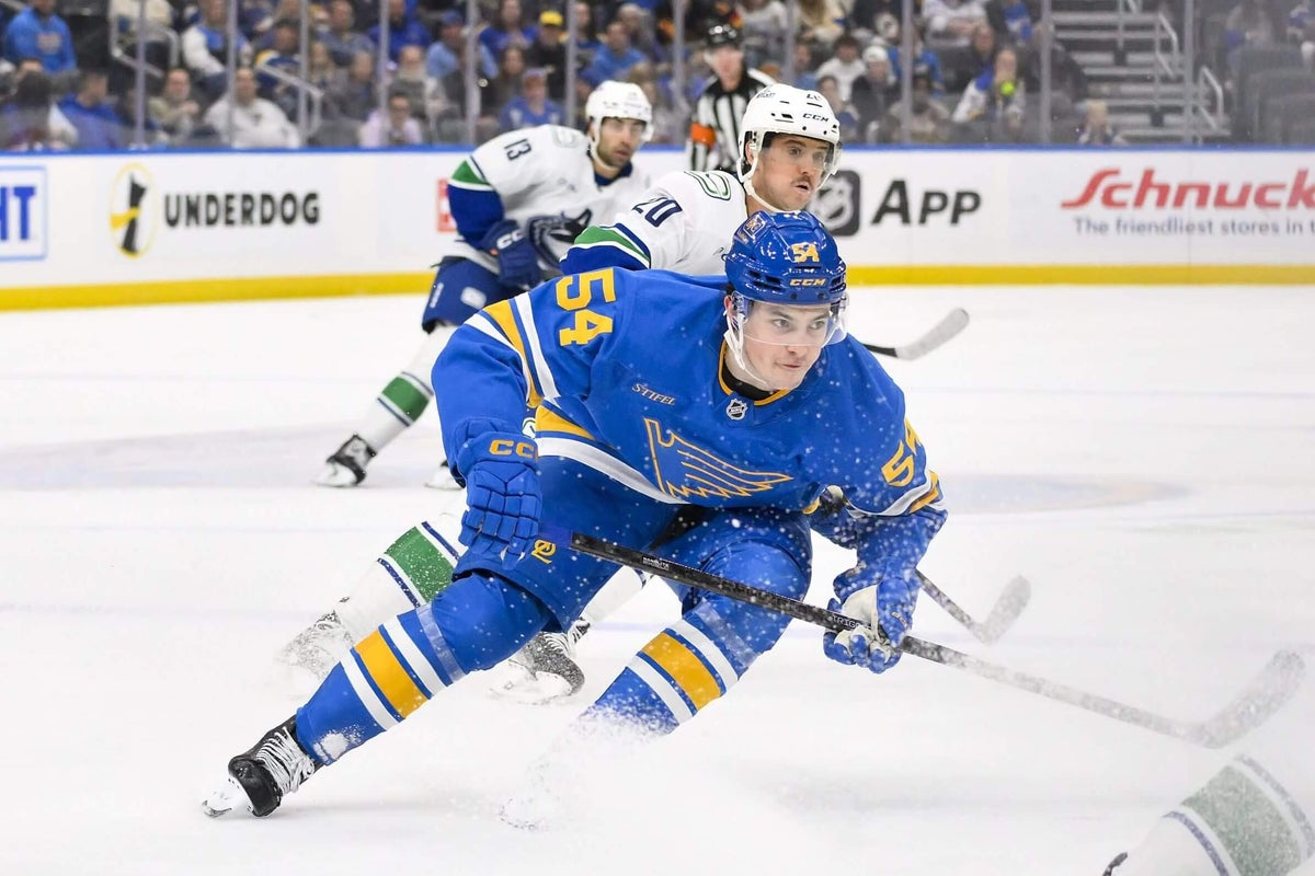 Six months after his NHL debut, Blues’ Dalibor Dvorsky ‘played amazing’ in his return