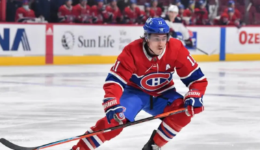 Brendan Gallagher #11 of the Montreal Canadiens skates during the first period against the Columbus Blue Jackets at Centre Bell on January 30, 2022 in Montreal, Canada