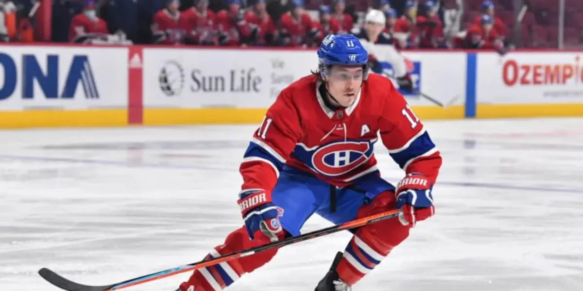 Brendan Gallagher #11 of the Montreal Canadiens skates during the first period against the Columbus Blue Jackets at Centre Bell on January 30, 2022 in Montreal, Canada