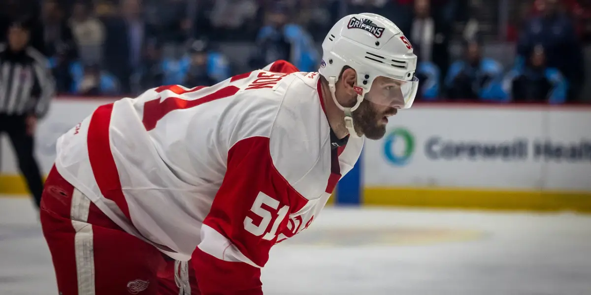 Patrick Kane Remains Out, Detroit Red Wings Recall Forward from Grand Rapids