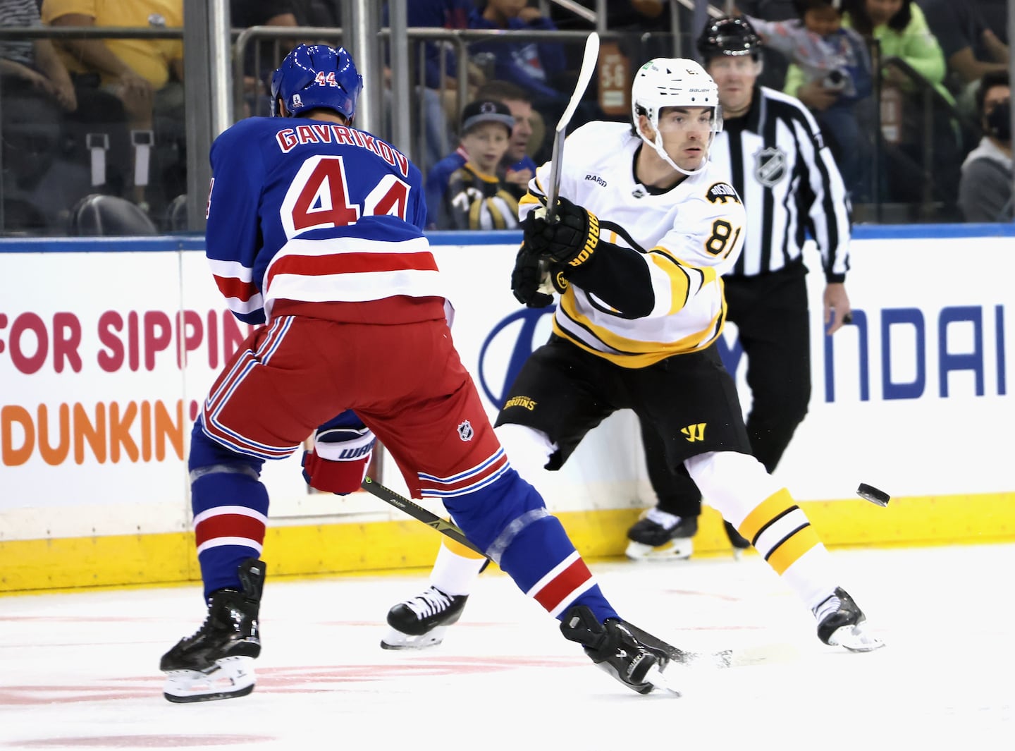 Forward Michael Eyssimont (81) is one of the new Bruins additions who fans hope can change the team's fortunes for the better. 