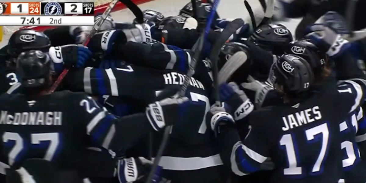 History made on Saturday in Tampa in Lightning’s 4-3 victory over Anaheim