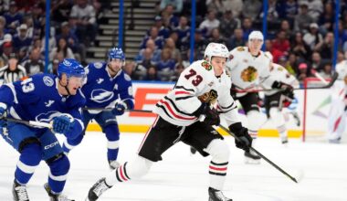 Vancouver Canucks acquire forward Lukas Reichel from Chicago Blackhawks for fourth-round pick