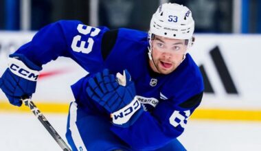 Ice Chips: Maccelli on top line at Leafs’ practice, Blais an extra