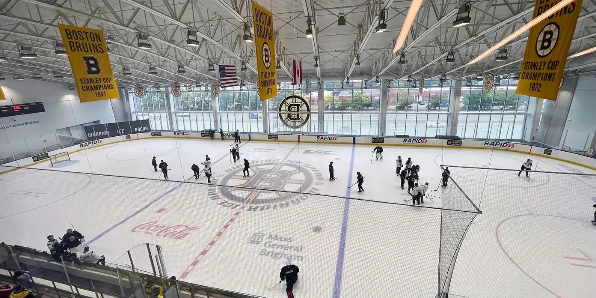 Warrior Ice Arena of the Boston Bruins practice facility