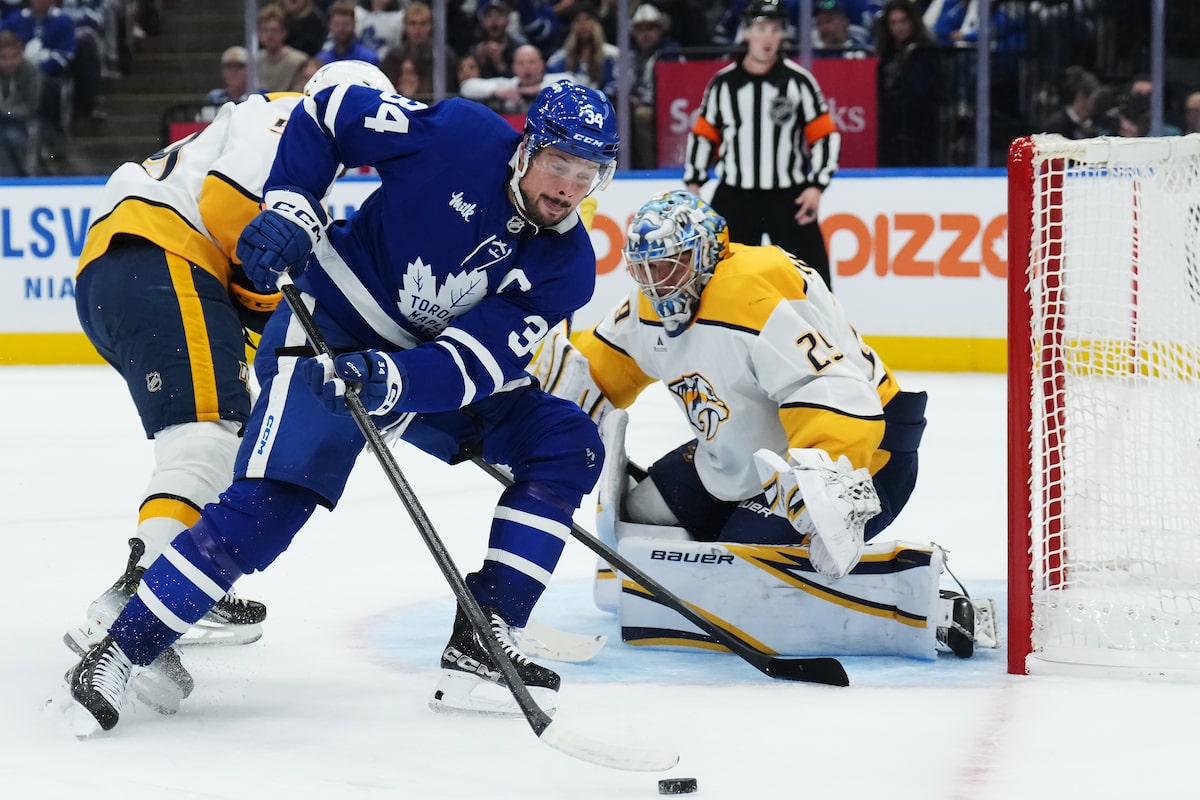 Leafs’ top guns find their offence in win over Predators