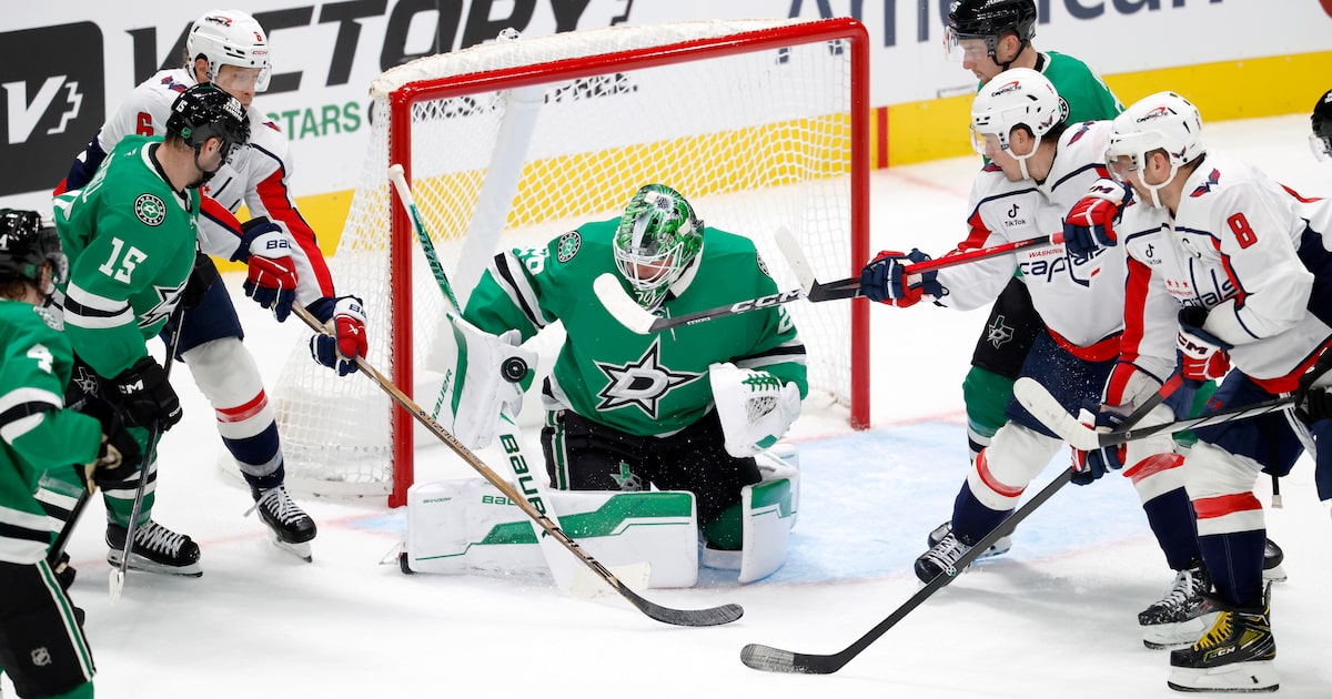 Streaky Stars stay hot behind Jake Oettinger’s shutout of Washington Capitals
