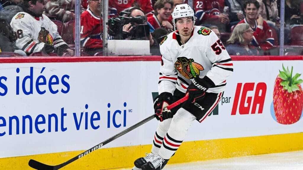 Blackhawks D Artyom Levshunov scratch example of Jeff Blashill's instilled accountability