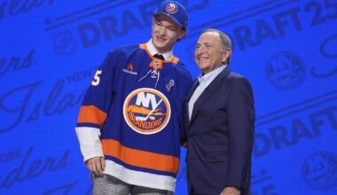 New York Islanders take defenseman Matthew Schaefer with No. 1 pick in NHL draft