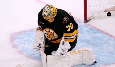 Troy Terry snaps a third-period tie as the Ducks top the Bruins for a 7-5 win