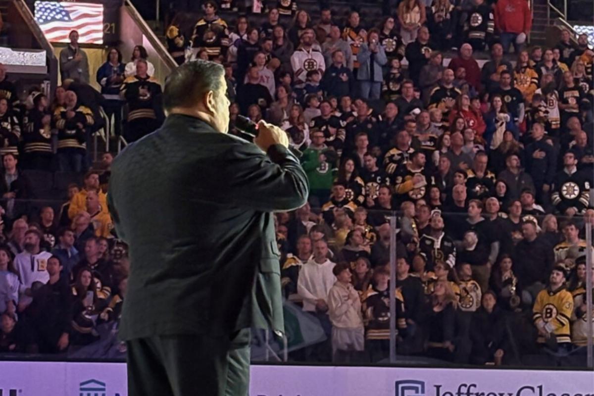 Bruins Anthem Singer Launches Charity Ride