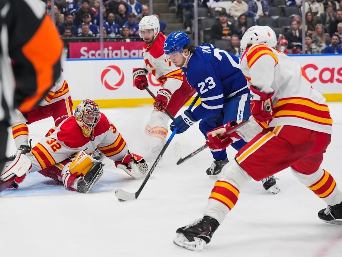 Three takeaways as Flames' frustrations grow with loss to Maple Leafs