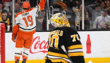 Bruins fall to Ducks 7-5 for 6th straight loss