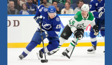Cirelli's OT goal lifts Lightning over Stars 2-1
