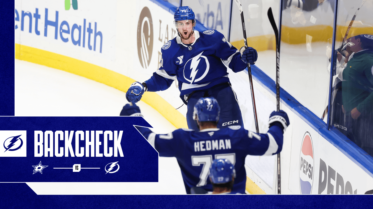 The Backcheck: Lightning win streak hits four with OT victory over Stars