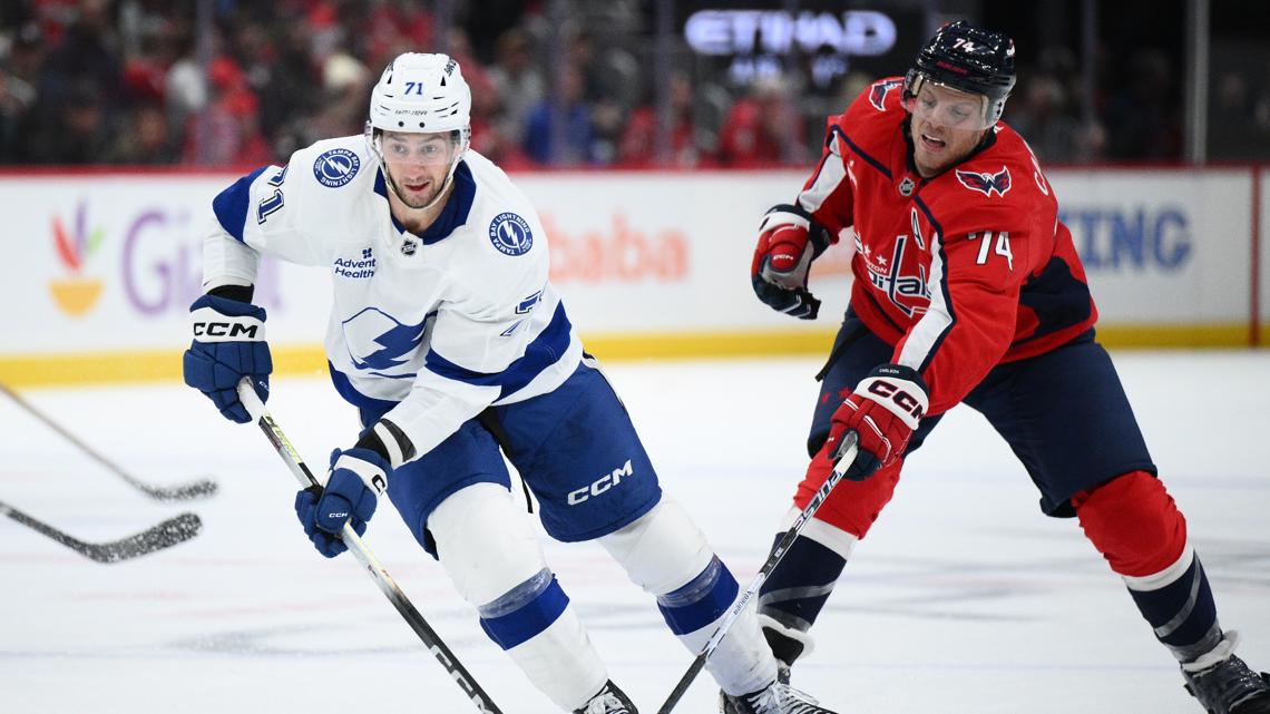 Chychrun scores in OT to lift Capitals to 3-2 victory over Lightning for third straight win
