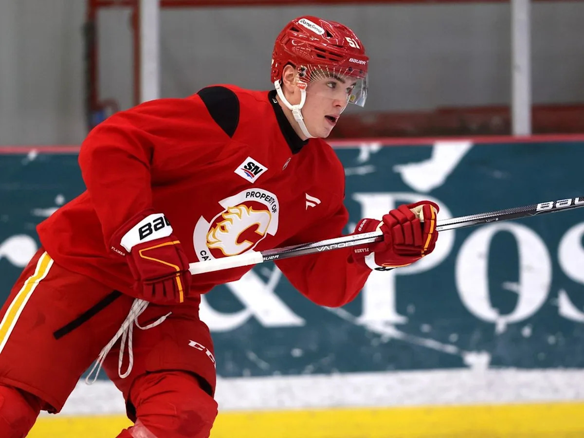 Stories from Matvei Gridin’s rise to Flames’ pre-season surprise