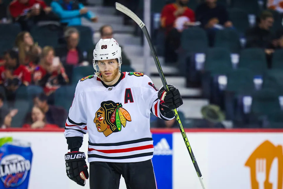 Patrick Kane (© Sergei Belski-Imagn Images)