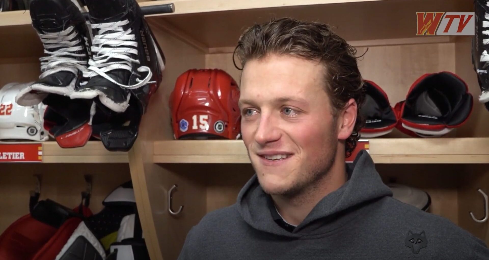 Cagary Flames call up Dryden Hunt from the Calgary Wranglers