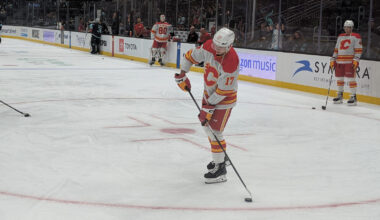 The Calgary Flames make two moves in advance of their game against the Winnipeg Jets