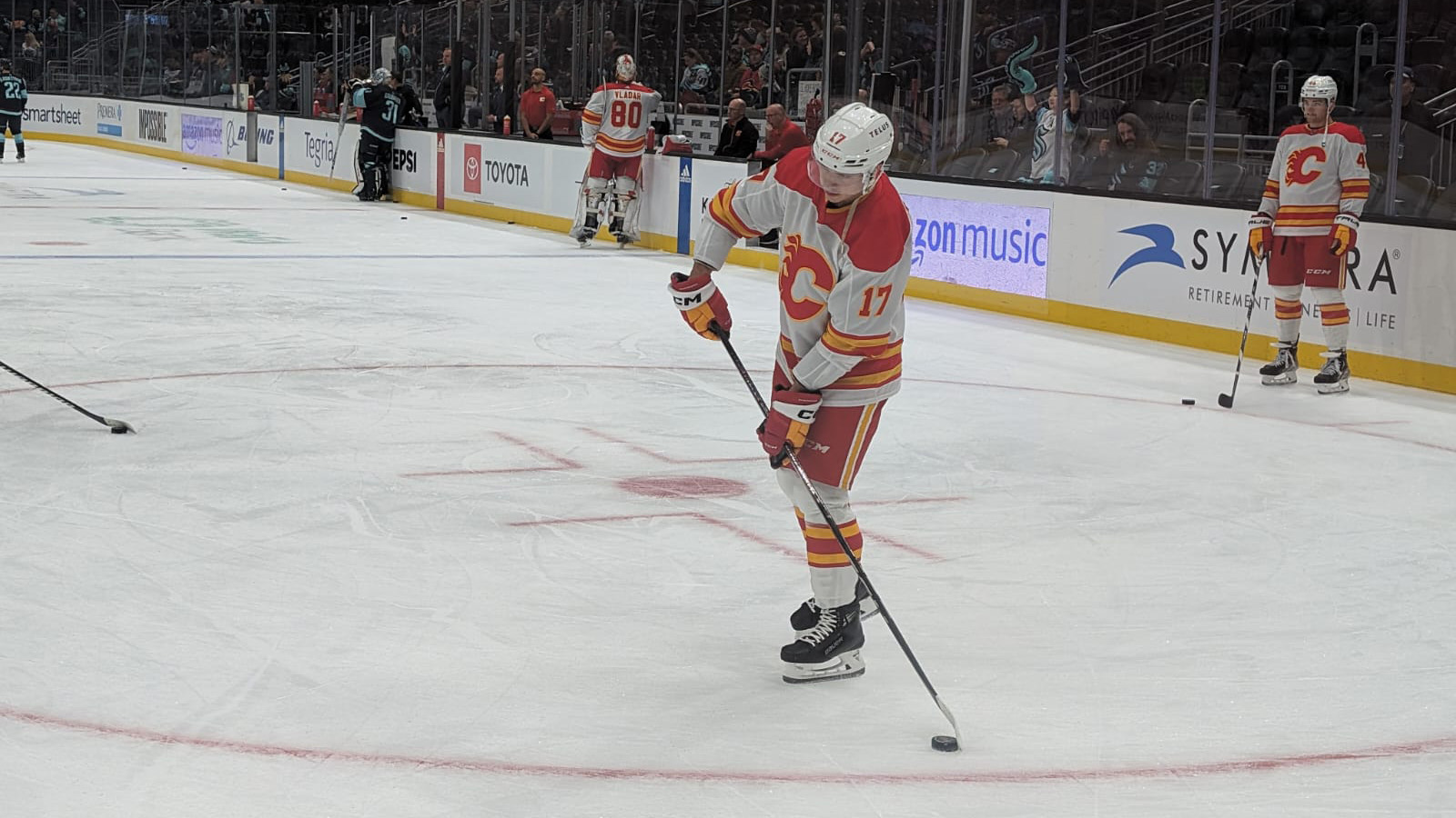 The Calgary Flames make two moves in advance of their game against the Winnipeg Jets