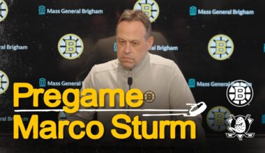 Press Room: Marco Sturm | Boston Bruins