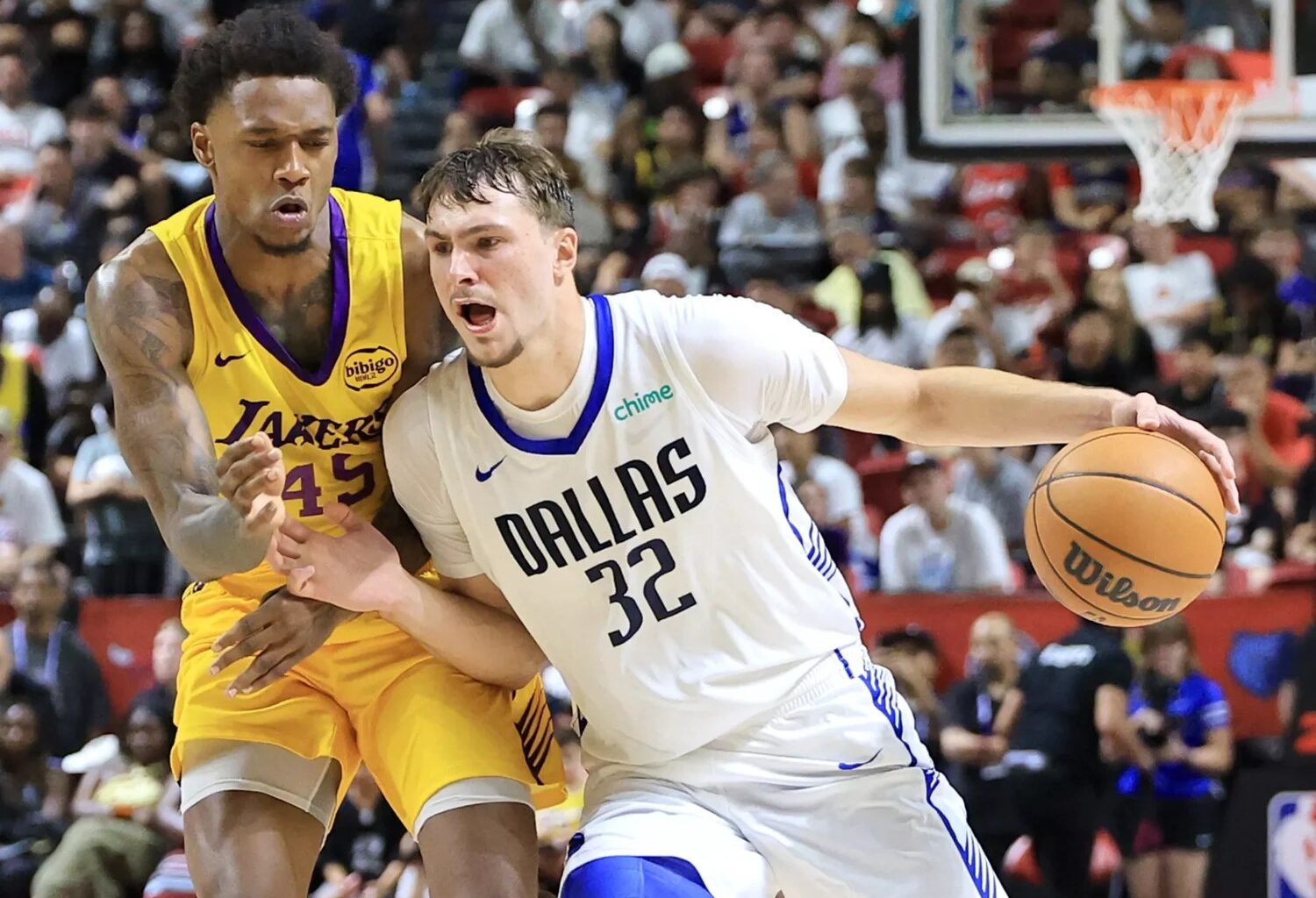 Cooper Flagg and Bronny James