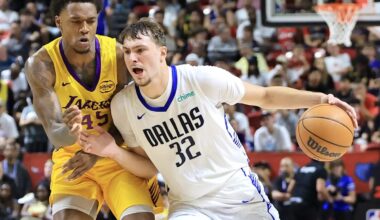 Cooper Flagg and Bronny James