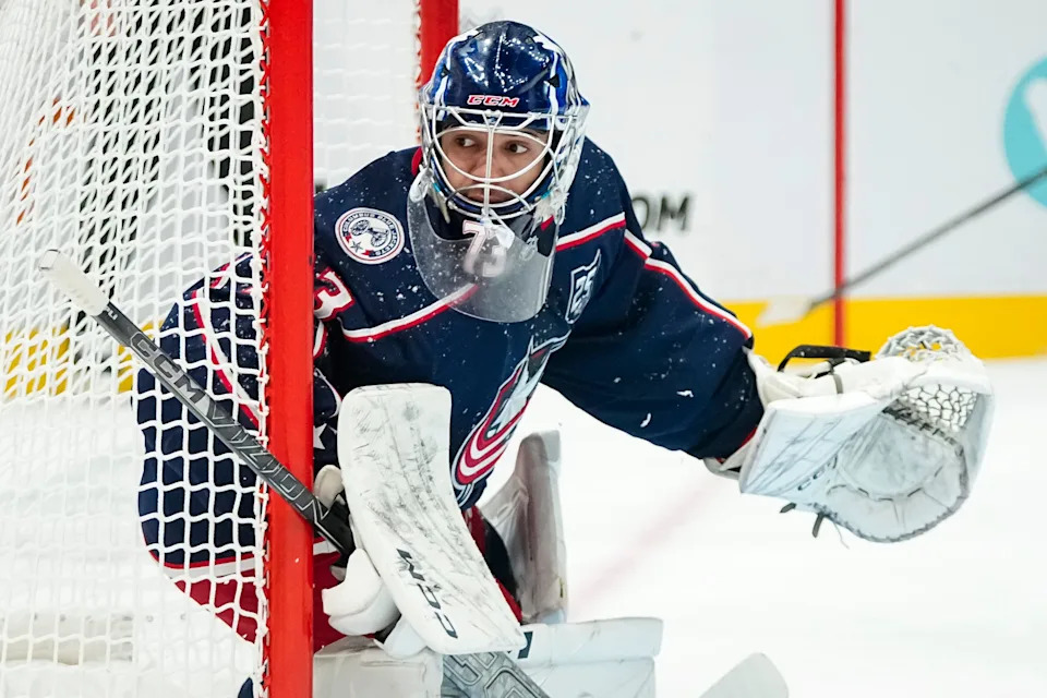 “When you're growing up as a kid, you dream about playing in the NHL,” Blue Jackets goaltender Jet Greaves said.