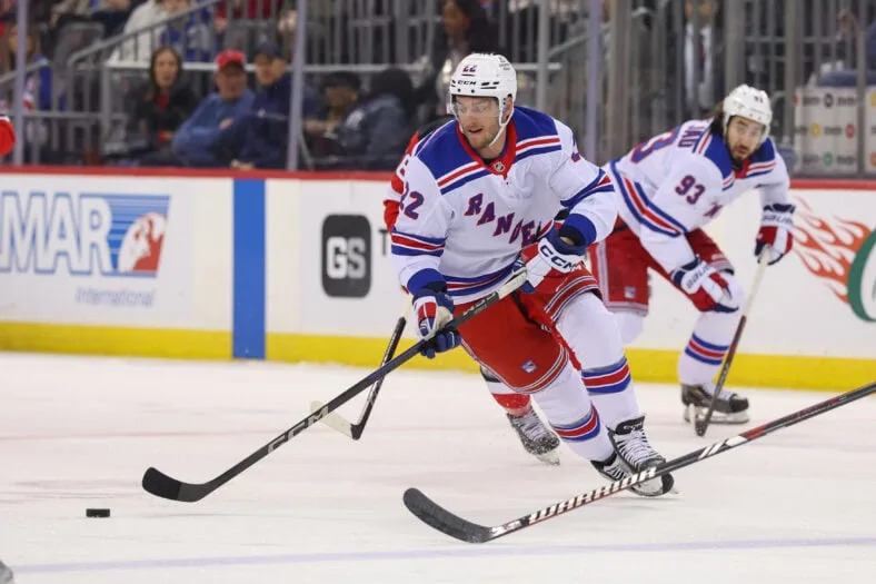 NHL: New York Rangers at New Jersey Devils