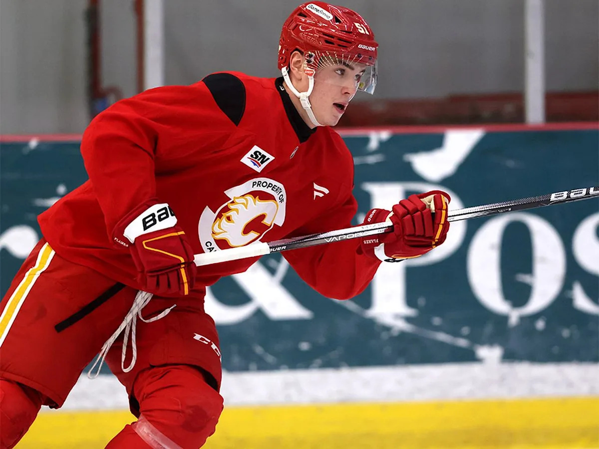 Matvei Gridin, Rory Kerins in spotlight as Flames continue auditions vs. Canucks