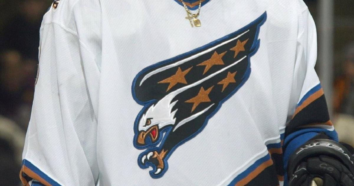 Capitals bring back the screaming eagle with a new jersey.