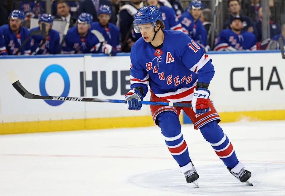 Artemi Panarin was held out of the Rangers’ preseason loss to the Devils on Thursday for precautionary reasons. Charles Wenzelberg / New York Post