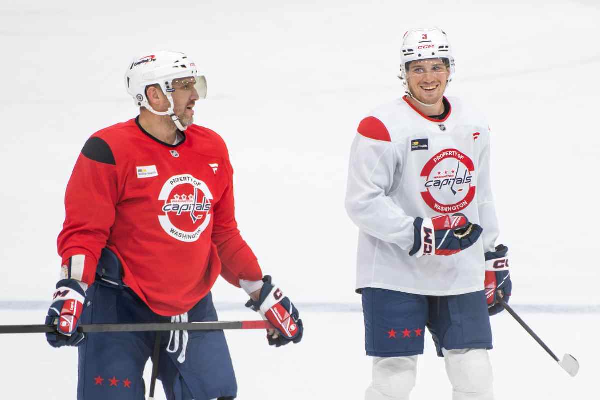 Ryan Leonard on getting to play on a line with Alex Ovechkin: ‘Try to get him the puck and go from there’