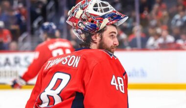 Logan Thompson already has the most wins by a Capitals goaltender through their first 50 appearances. Tonight will be his 50th game.