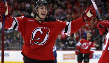 Luke Hughes Signs 7-Year Extension With New Jersey Devils